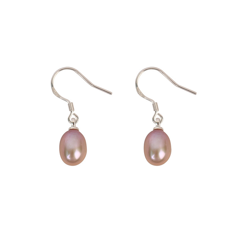 organic classic hypoallergenic earrings from pearl drop-shaped