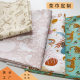 European and American Light Luxury Style Pure Cotton Tea Towel Supply Plant Flower Pure Cotton Tea Towel Kitchen Towel Cushion Cloth Foreign Trade Fabric Tea Towel