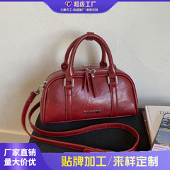 跨境复古包包女秋冬季2025新款百搭单肩斜挎包休闲爆款通勤枕头包