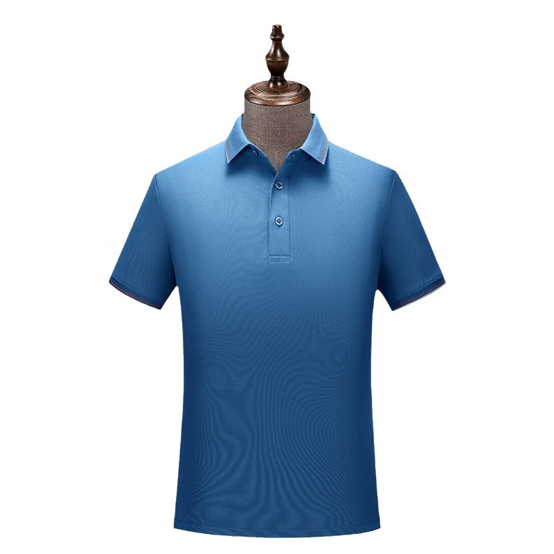 De gama alta 5A antibacteriano anticuerpo desodorante antiácaros verano hombres de manga corta de algodón solapa Camiseta polo logotipo impreso personalizado