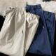 Charge Sunscreen Pants Men's Summer Thin Ice Silk Pants Loose Casual Wide-Leg Quick-Drying Pants Bundle Foot Sports Pants
