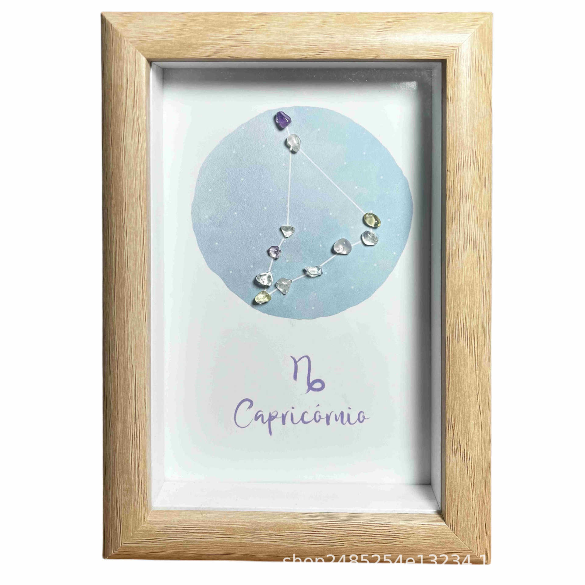 Venta caliente transfronteriza doce constelaciones pintura de cristal pintura de tótem escritorio de Amazon decoración de dormitorio pintura decorativa