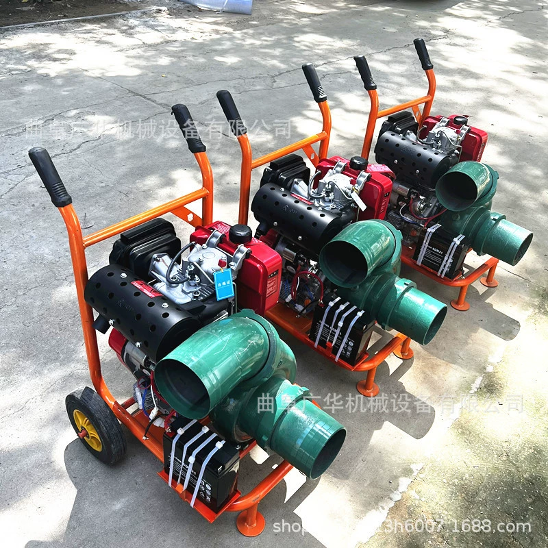 Дизельный воздушно-охлаждаемый водяной насос, портативный бытовой спринклерный насос с двойным импеллером и распылителем, лента для капельного орошения