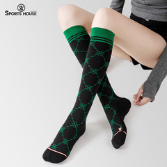 Sport's House運動之家女長筒春夏壓力襪專業跳繩跳操防滑運動襪
