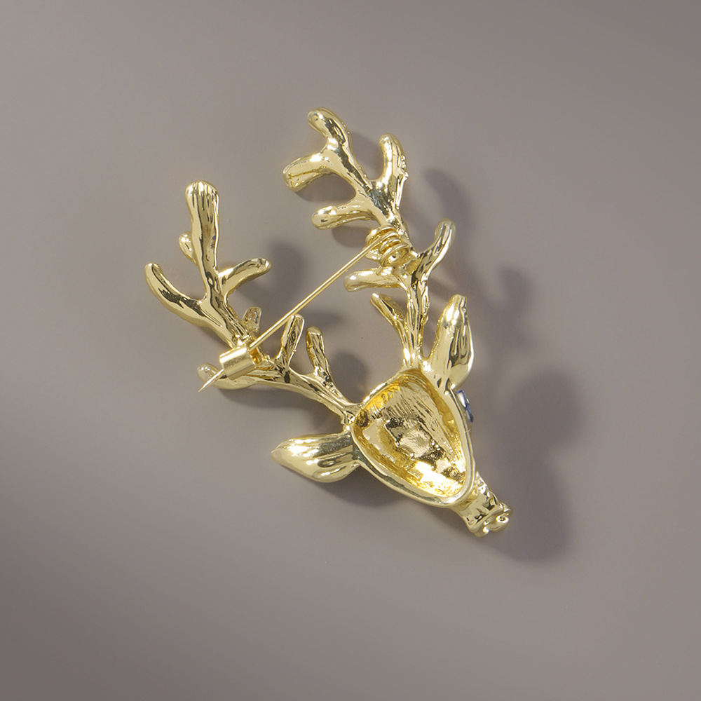 creative fashion simple deer head broochpicture7
