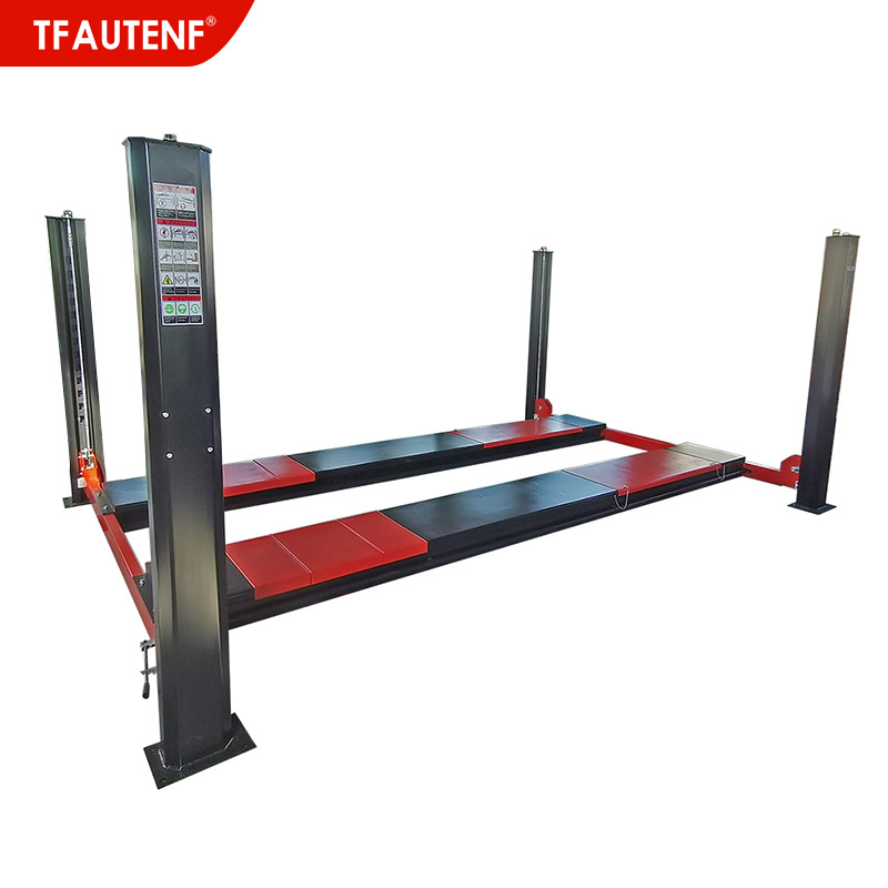 Suministro plataforma elevadora de coches de cuatro columnas plataforma elevadora de coches ascensor