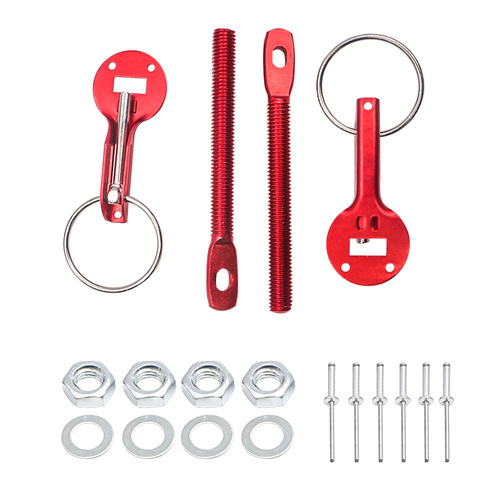 Car engine hood lock pull-out hood lock car modified hood lock invisible hood lock