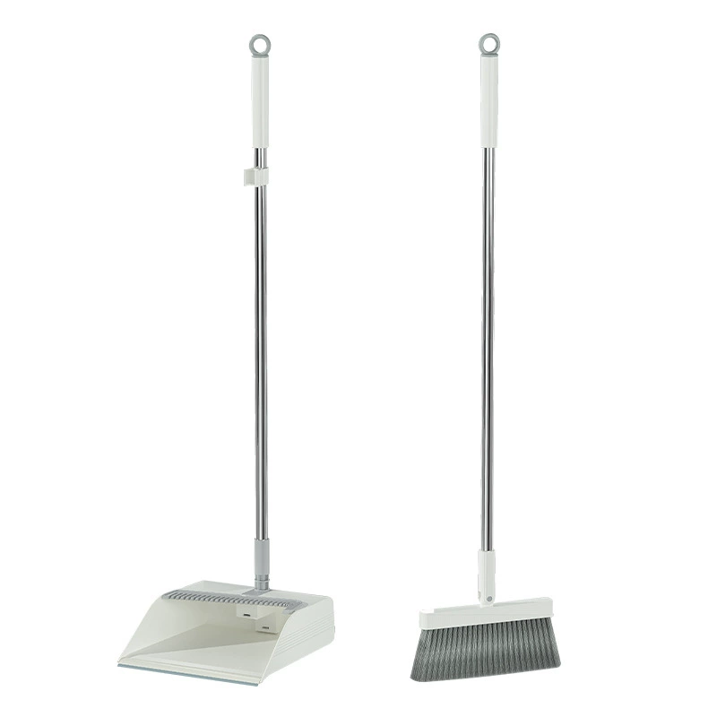 Broom, handle, hygienic set, foldable dustpan, mop