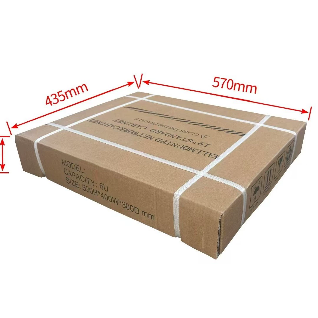 Stacked cabinet thickened cabinet for home wall-mounted weak current monitoring small exchange outlet chassis network 6U12U cabinet