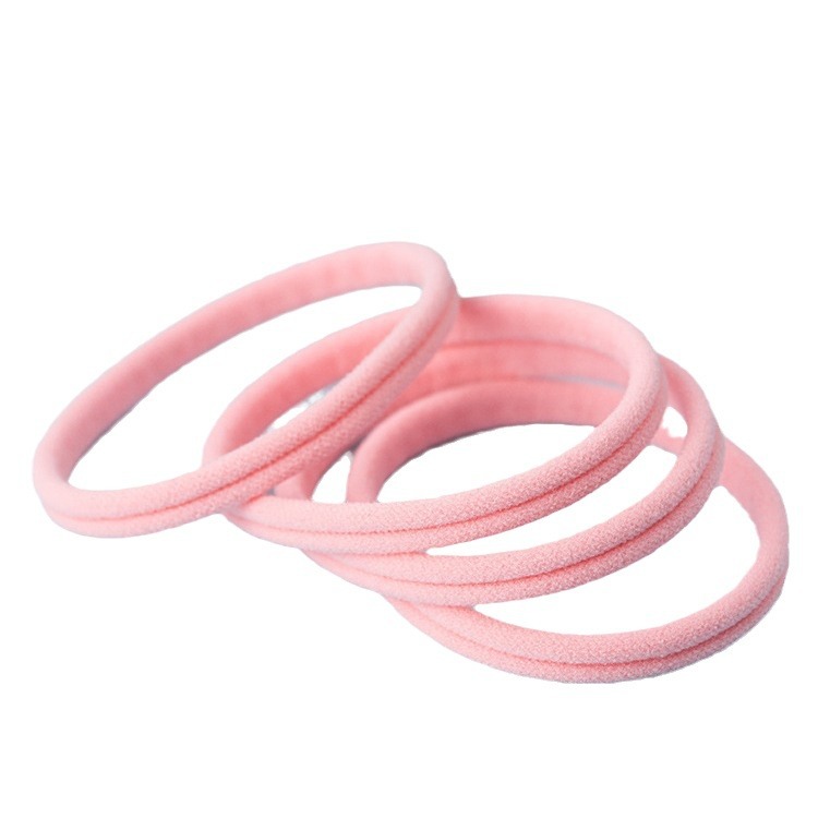 Simple banda de goma multicolor en línea celebridad ins cuerda de pelo fresco anillo de pelo de las mujeres anillo de primavera cuerda de lazo de pelo durable de alta elasticidad