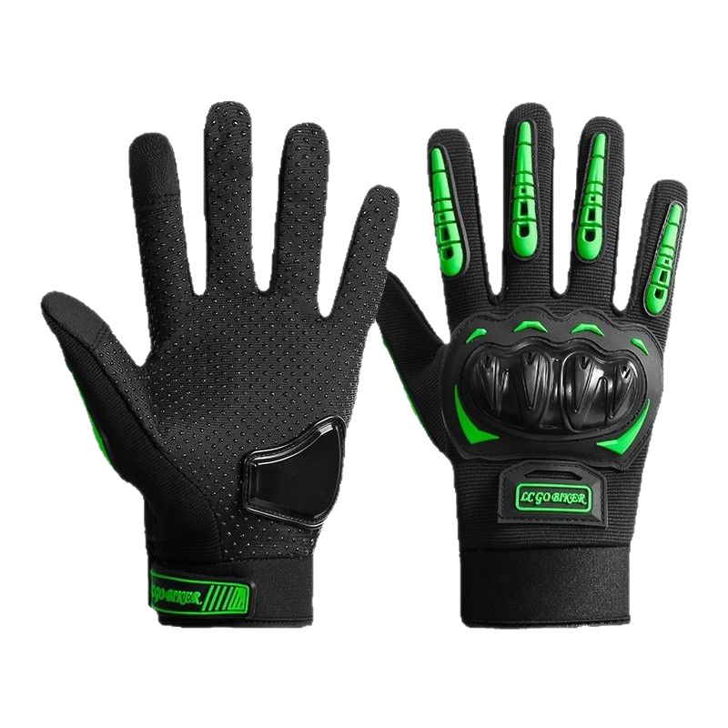 Guantes de motocicleta para montar al aire libre jinetes masculinos equipos antideslizantes y resistentes al desgaste pantalla táctil protección de cáscara dura dedo táctico largo