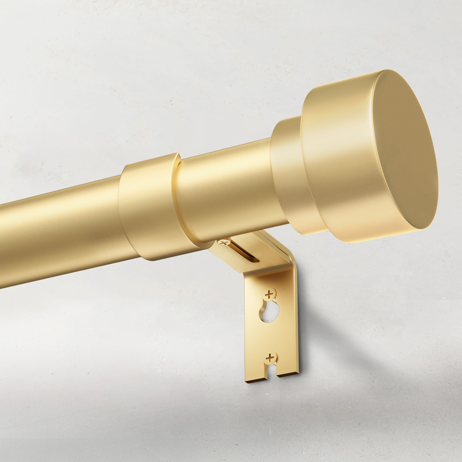 Hilo interior ajustable y telescópico poste romano conexión de hilo interior poste cortina segmentado Amazon modelo de venta caliente