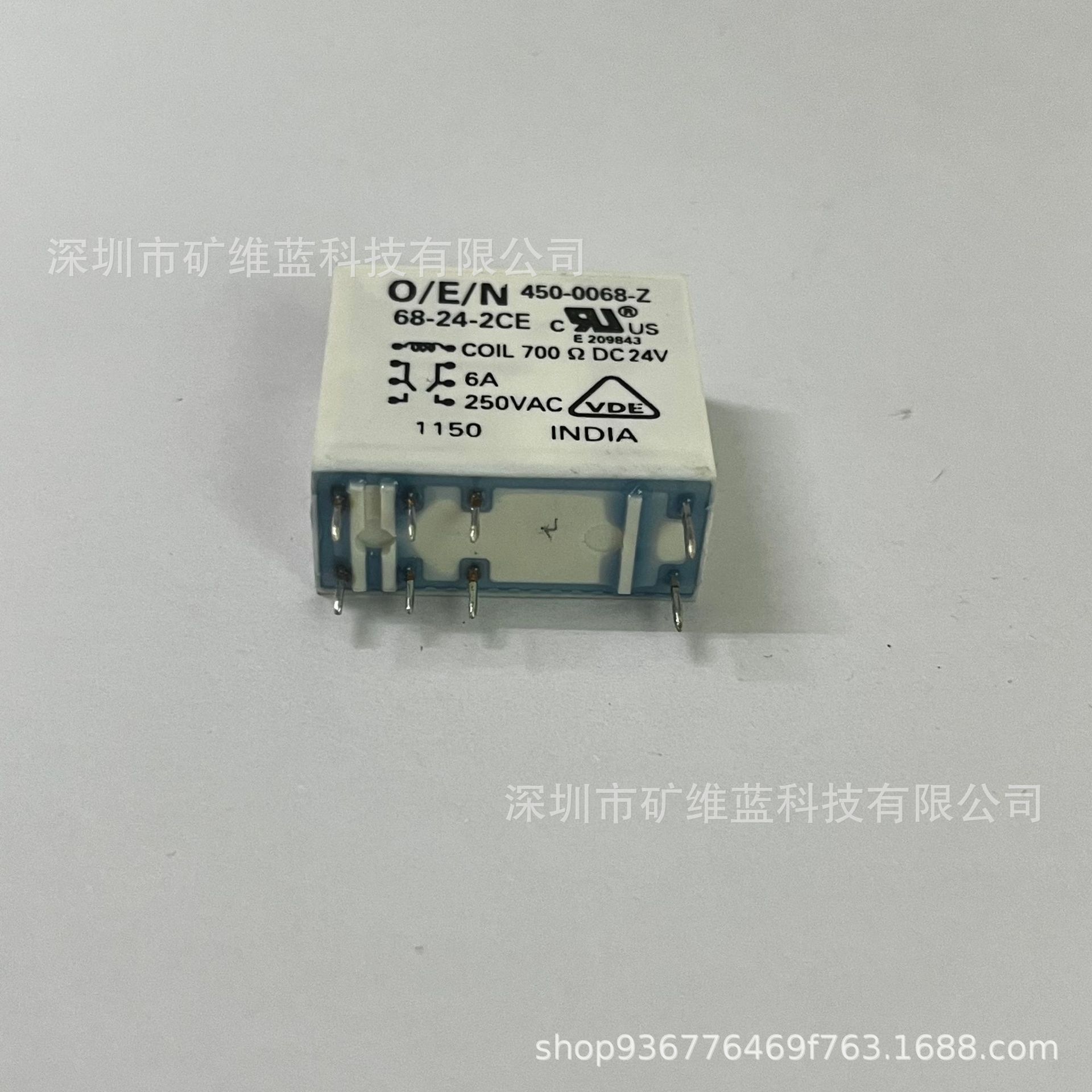 全新美国OEN继电器 450-0068-Z DC24V 68-24-2CE 24V8脚金点