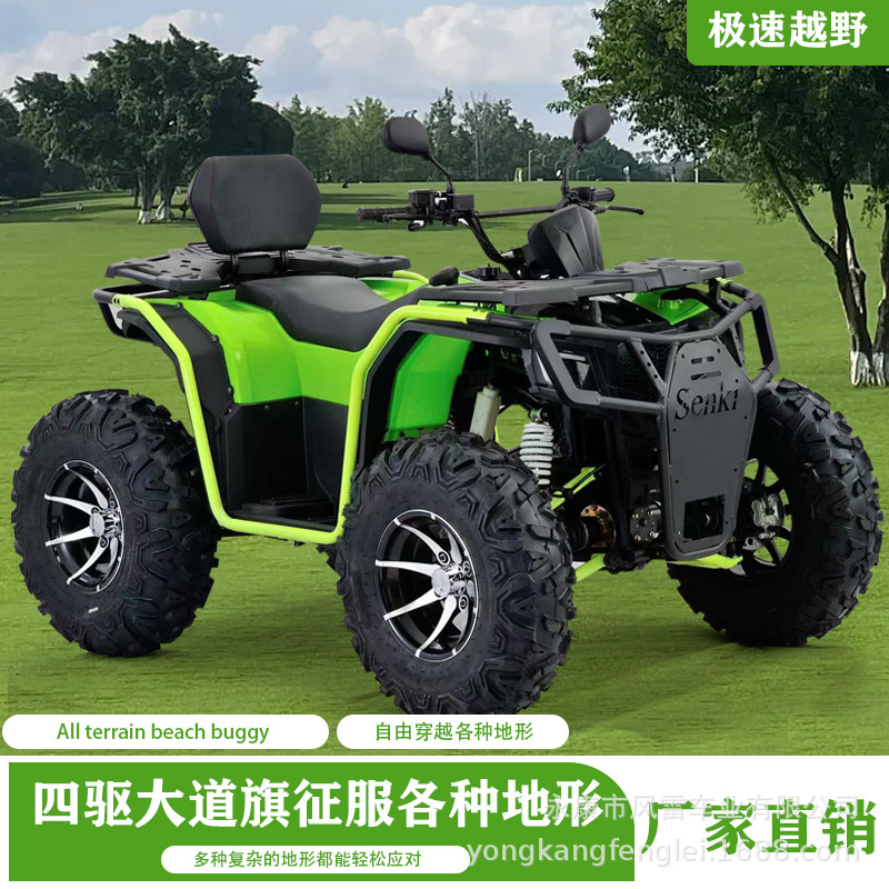 Cuatrimoto ATV 4WD 250cc de Hierro y Plástico con Transmisión por Eje