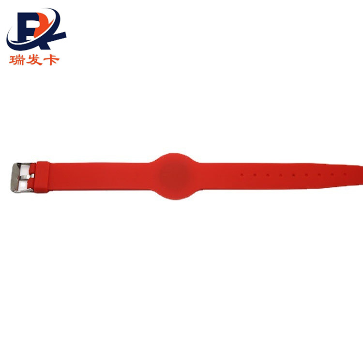 RFID智能手腕带健身洗浴防水手环ID/IC卡硅胶环考勤nfc识别手腕带