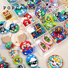 可爱小羊鼹鼠手绘珠小木马重油醒狮卡通手机链串珠材料DIY高货珠