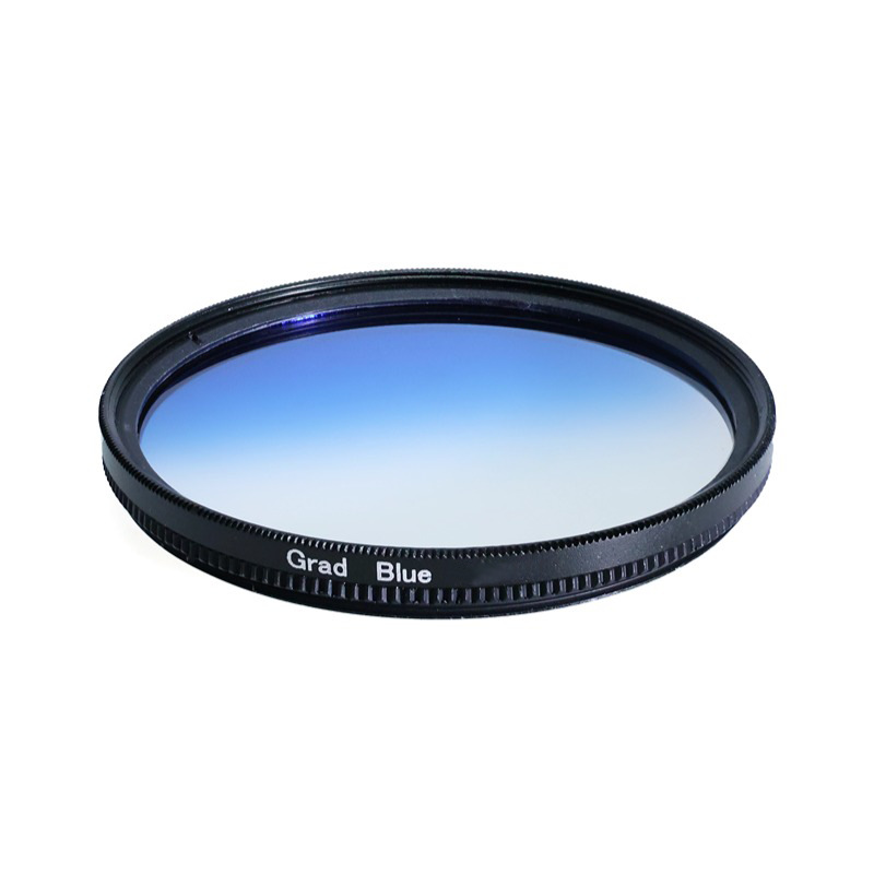 67mm相机滤镜渐变镜灰蓝红橙黄绿粉旅行拍摄镜头彩色滤镜手机摄影