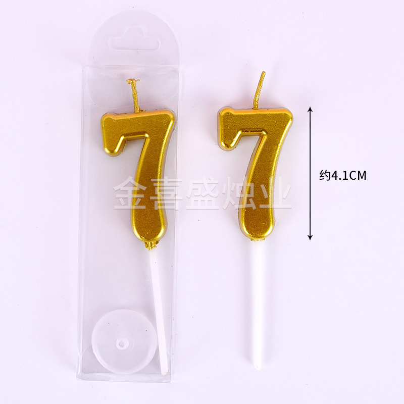批发数字蜡烛pvc独立包装派对气氛布置生日蛋糕装饰数字蜡烛创意|undefined