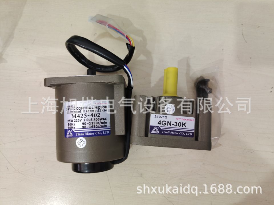 M425-402 4GN-30K TIANLI电机TVT电机减速机