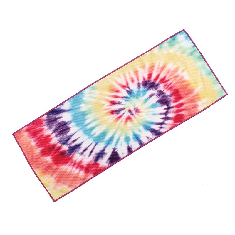 Toalla de playa a rayas con estampado digital de terciopelo de doble cara, toalla de microfibra de secado rápido para nadar, patrón de tamaño