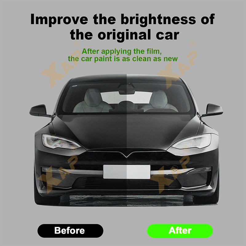 Cross-border exclusive for Tesla model S TPU invisible paint protective film anti-scratch and brightening protection