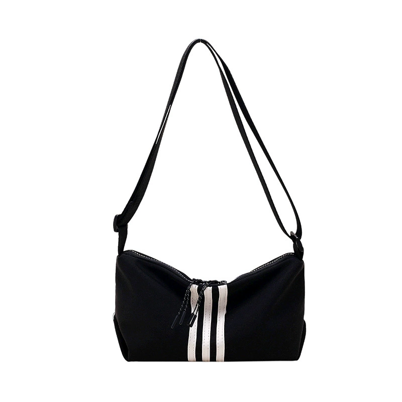 Sports Shoulder Bag, Summer Fashion 2023, Black, Lightweight Compact Design