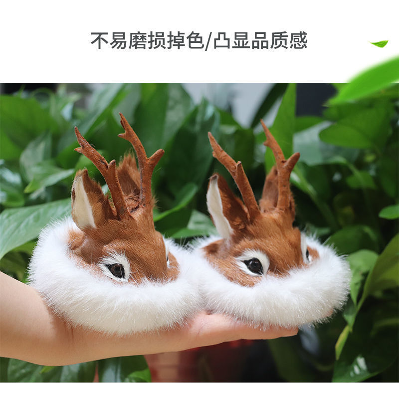 Manufacturer Wholesale Orochon Reindeer Horn Hat Ethnic Culture Historical Heritage Decorative Ornaments Car Interior Crafts