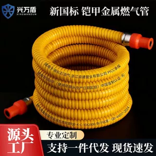 燃气管煤气管液化气天然气燃气灶金属铠装连接软管不锈钢新国标