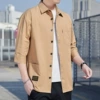 Khaki Q23 three-quarter sleeves