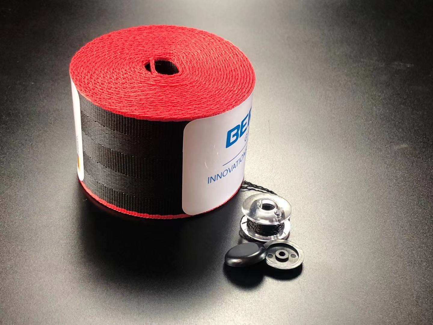 Safety thread national standard black and red edge