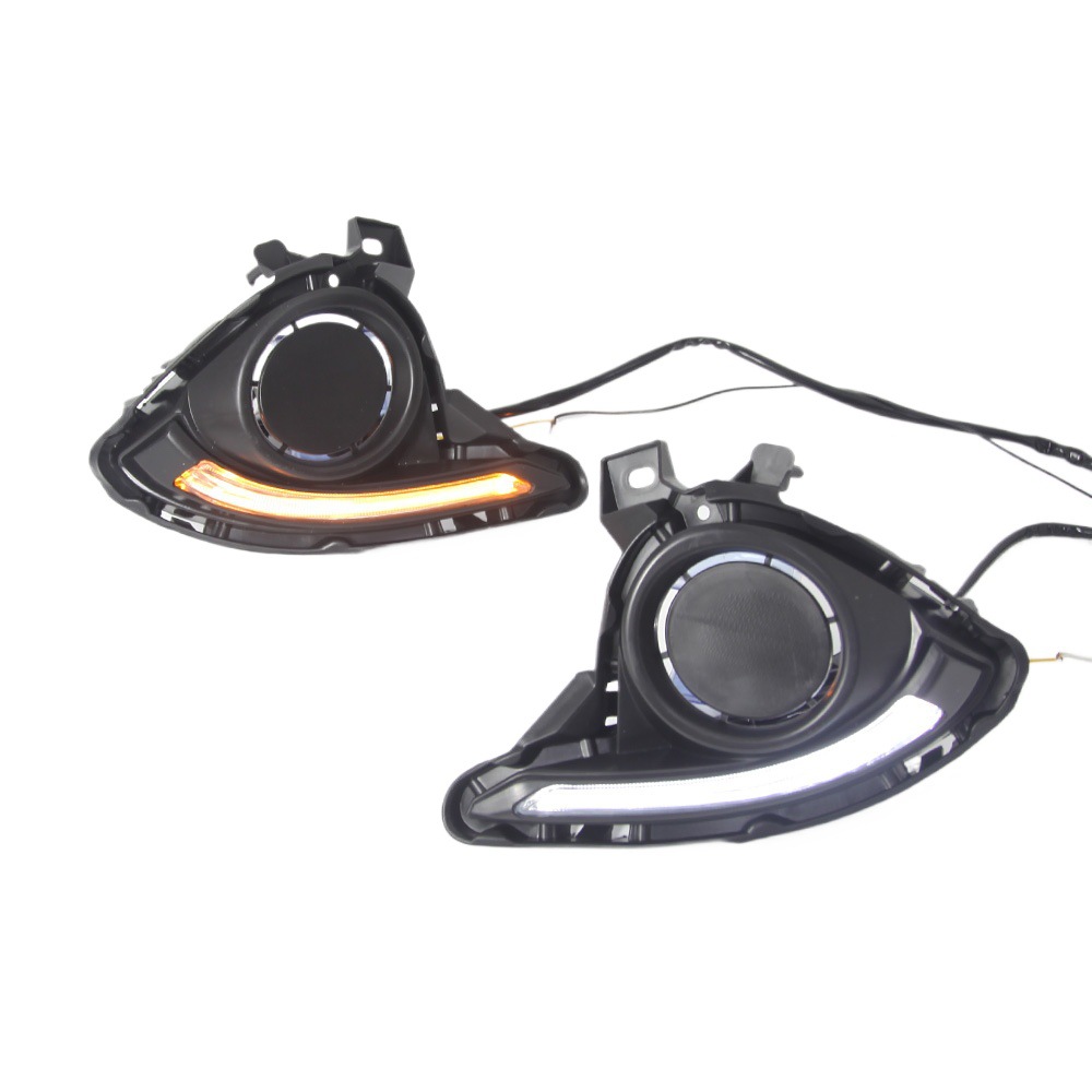 Adecuado para 15-17 Mazda 2-Día de luz de marcha Mazda 2LED Luz de marcha diurna caballo 2-Día de luz de marcha
