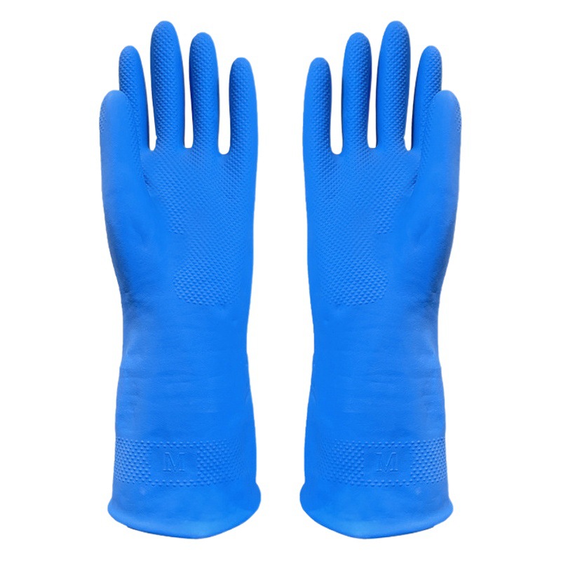 Guantes domésticos impermeables y resistentes al aceite para limpieza de cocina, goma duradera para lavandería y lavado de platos, látex.