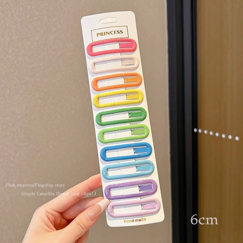 Pinza bb de color dopamina para niños cabello roto estrella de cinco puntas horquilla para niñas que no lastima el cabello, pinza para el cabello con flequillo para bebés, accesorios para el cabello lindos