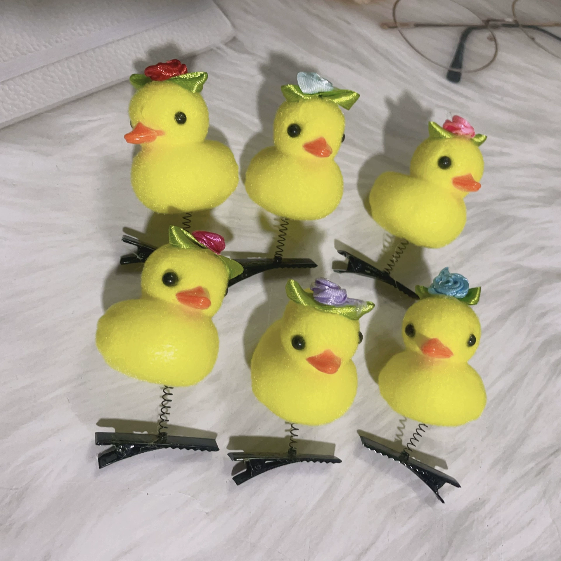 Трёхмерная заколка для волос B.Duck с бантом, мультяшная шляпа, утка, подарок на день рождения, прямые продажи завода