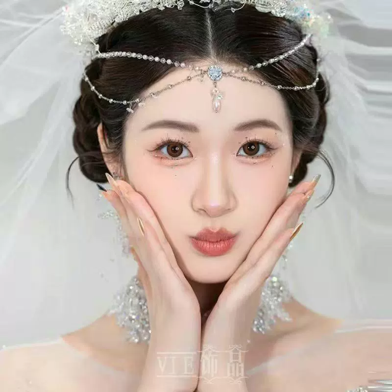 Украшение для волос на бровях Древний стиль кисточки свадебный головной убор