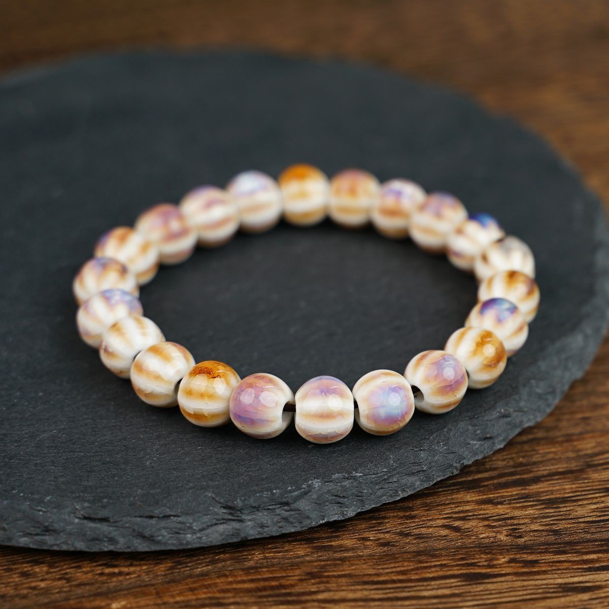 Jingdezhen pulsera de cerámica de verano mujer alta sensación galletas serie de gatos nicho diseño universal pulsera alta sensación