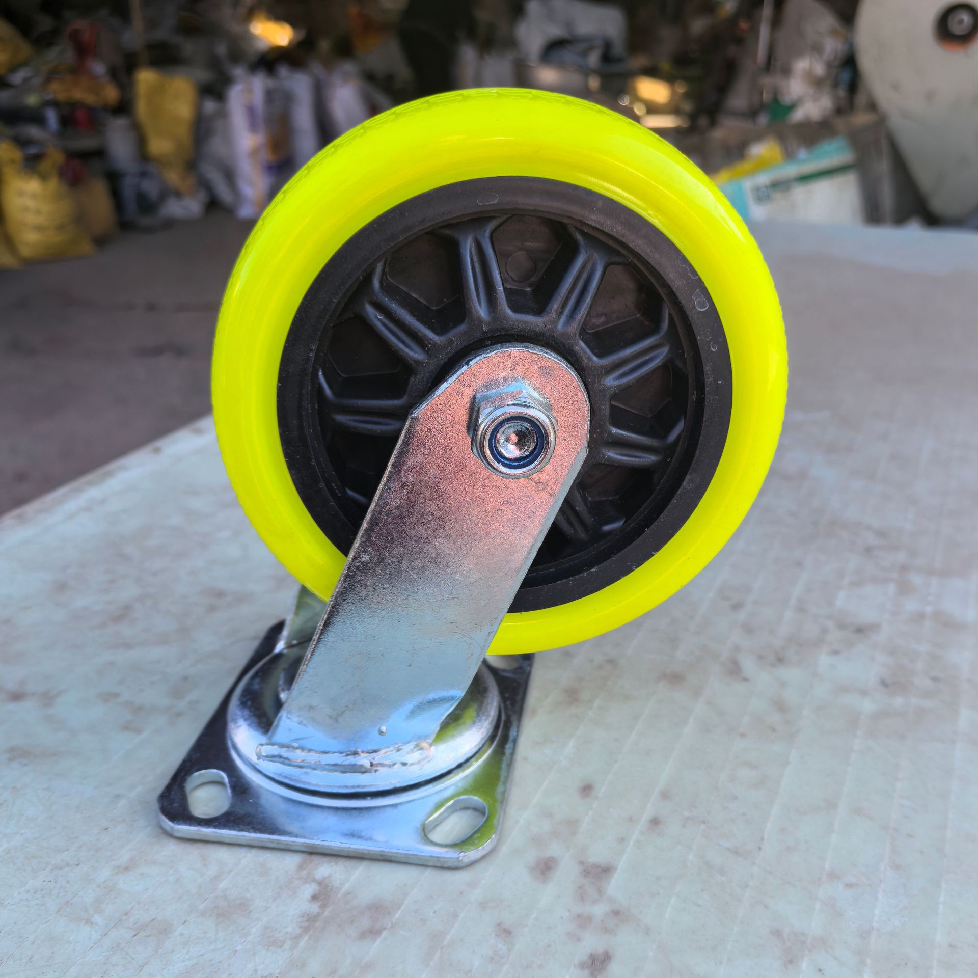 重型加厚6寸米其林轮子厂家现货静音万向轮子带刹车工业重型脚轮