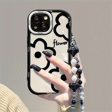 J 85097 Simple line flower phone case ��Լ���������ֻ���