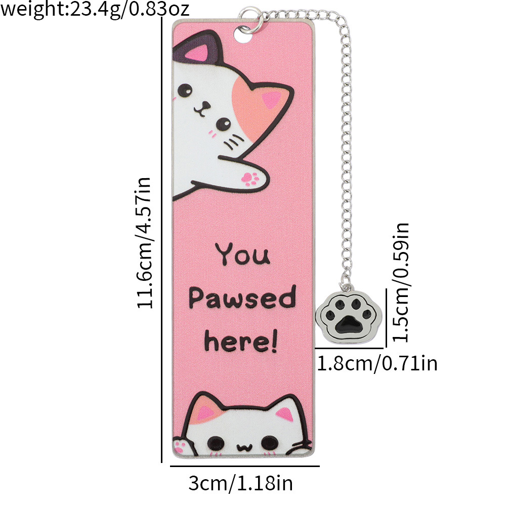 Amazon venta caliente interesante gatito perro marcadores adorables diseño de contraste de color blanco y negro marcadores de acero inoxidable fabricantes al por mayor