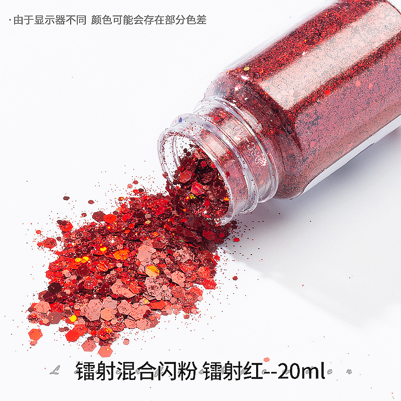 polvo brillante DIY material sequinilla goteo AB molde resina UV aceite Mahjong relleno joyas auriculares ilusión