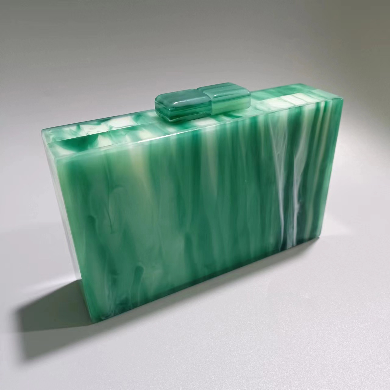 Elegante borsa da sera in acrilico da donna con tracolla a catena - Pochette chic per feste, matrimoni e serate fuori, borsa a tracolla, pochette da banchetto, borsa a catena_voghion.com