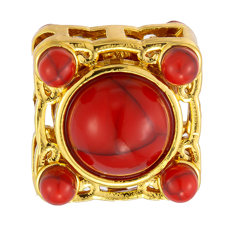 Colgante de cobre micro incrustado Gufasha oro goteo de aceite perlas de transferencia DiDi con perlas de acessorios de perlas huecas fábrica de perlas al por mayor