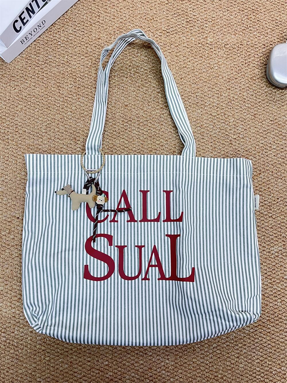 Korean Ins Style Minimalist Versatile Tote Bag For Women 2025 New Large Capacity Shoulder Bag Lazy Commuter Bag - Thumbnail 7