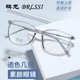 新款TR90眼镜架批发 平光镜架 近视眼镜框韩版复古潮流学生镜8183