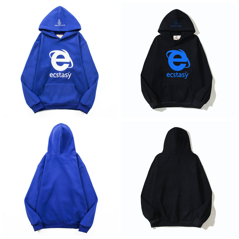 Essentials Celebrity-Inspired Fleece-Lined Hooded Sweatshirt