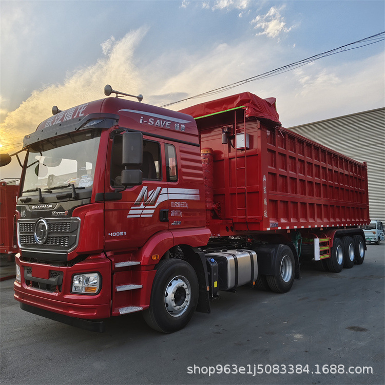 Export Powder and Granular Material Transport Tank Truck, Tank-Type Dump Truck, 42-Cubic Meter Bulk Cement Tank Truck, Used Tank-Type