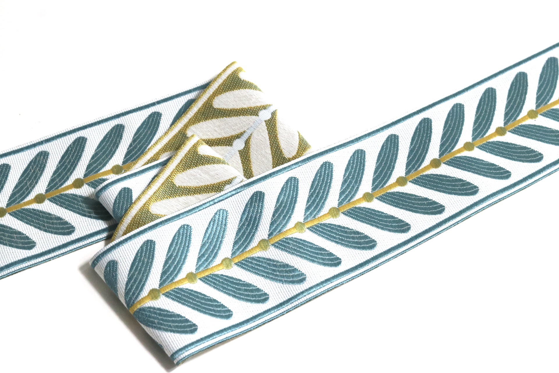 6cm de ancho y de alta precisión hoja cinta ropa cortina mantel sofá cama cubierta decorativa cinta