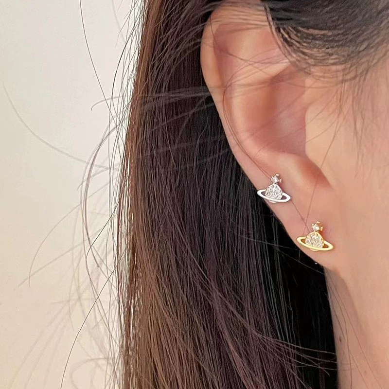 Серебряная игла, цирконий, маленькие изысканные серьги, серебро 925 образец