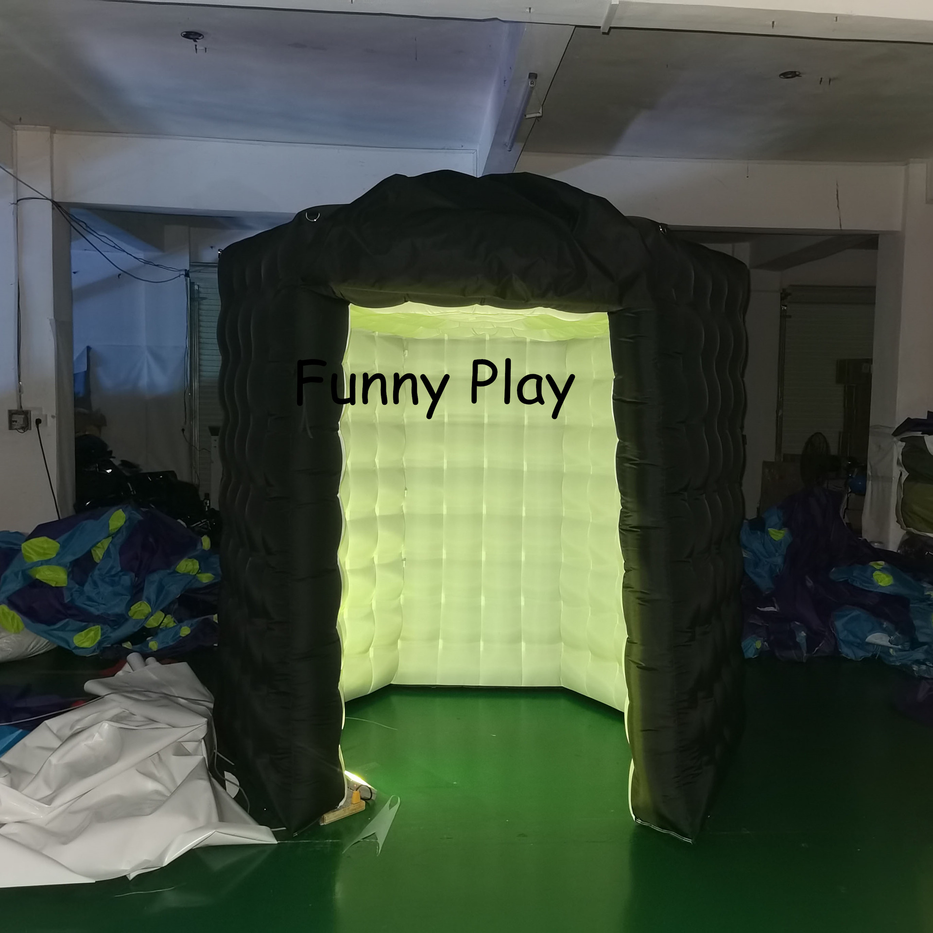 充气通道对角帐篷气模户外照相亭气模灯光节装饰通道发光摊位气模