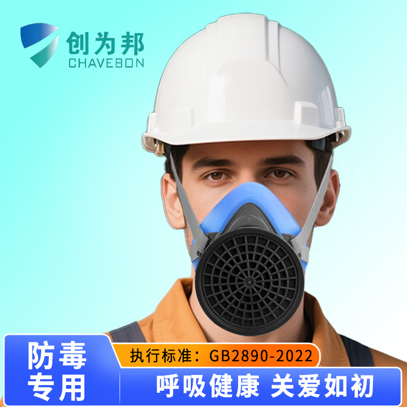 3300防毒面具防毒口罩化工有机气体3号滤盒防护喷漆专用专业防护